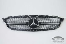 Решітка радіатора на Mercedes C-Class W205 2018-2020 год Diamond