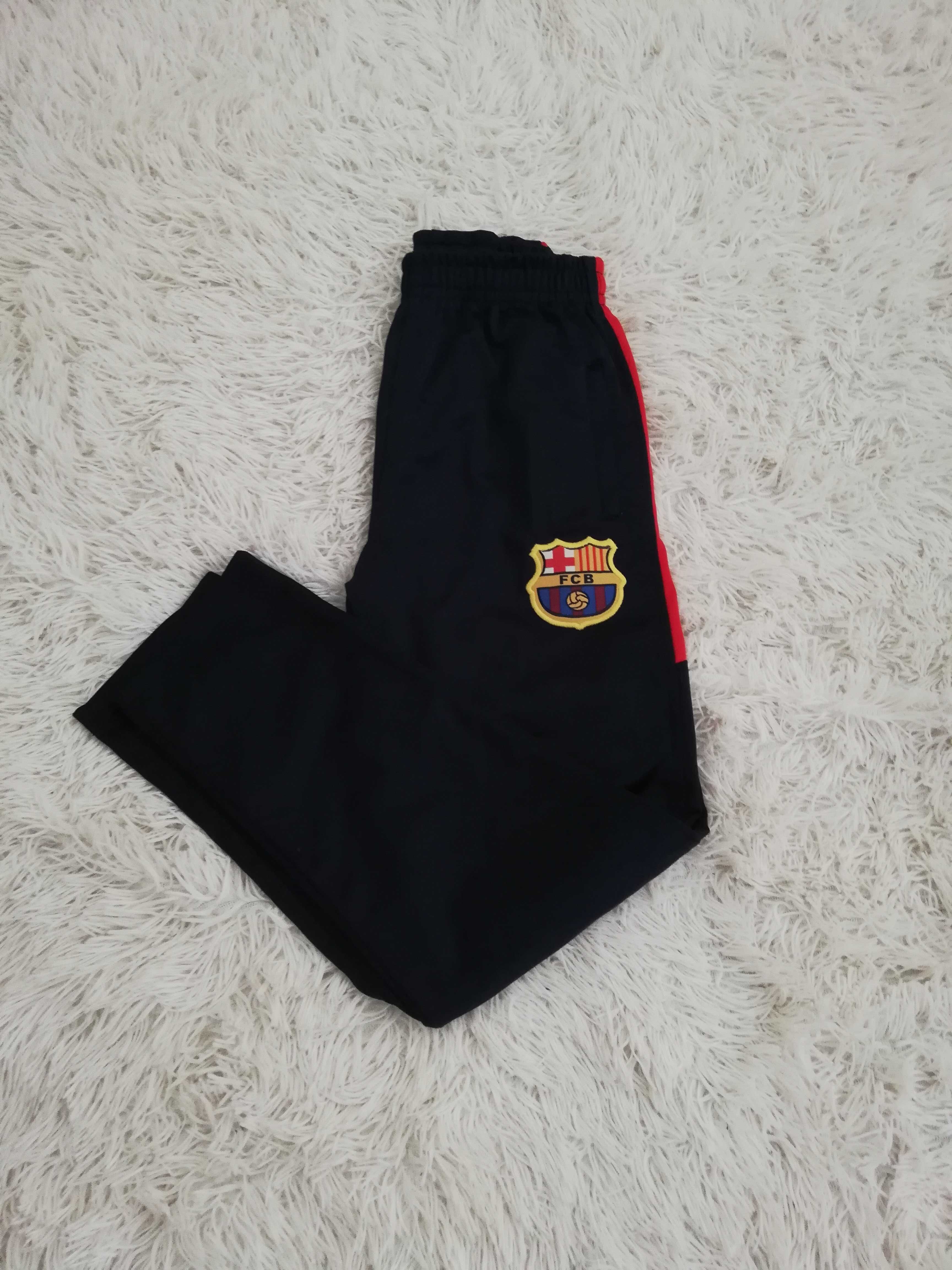 spodnie 158 164 spodnie FCB barcelona 158 164 granat 11 13 lat