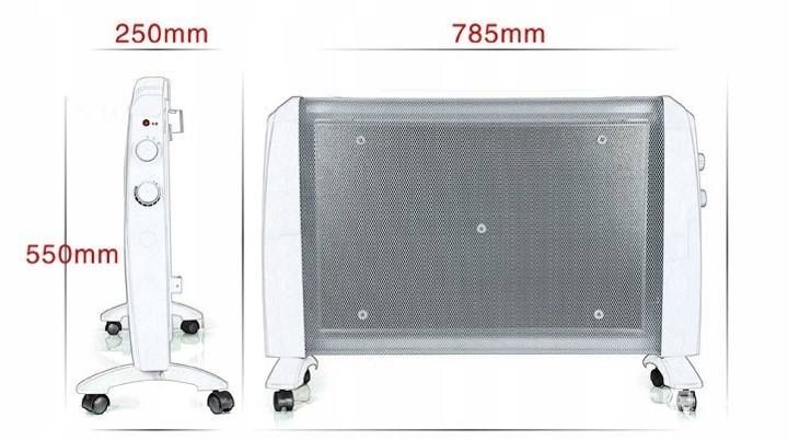 Обігрівач конвекторний електричний Maxxmee HY-200C White з Німеччини