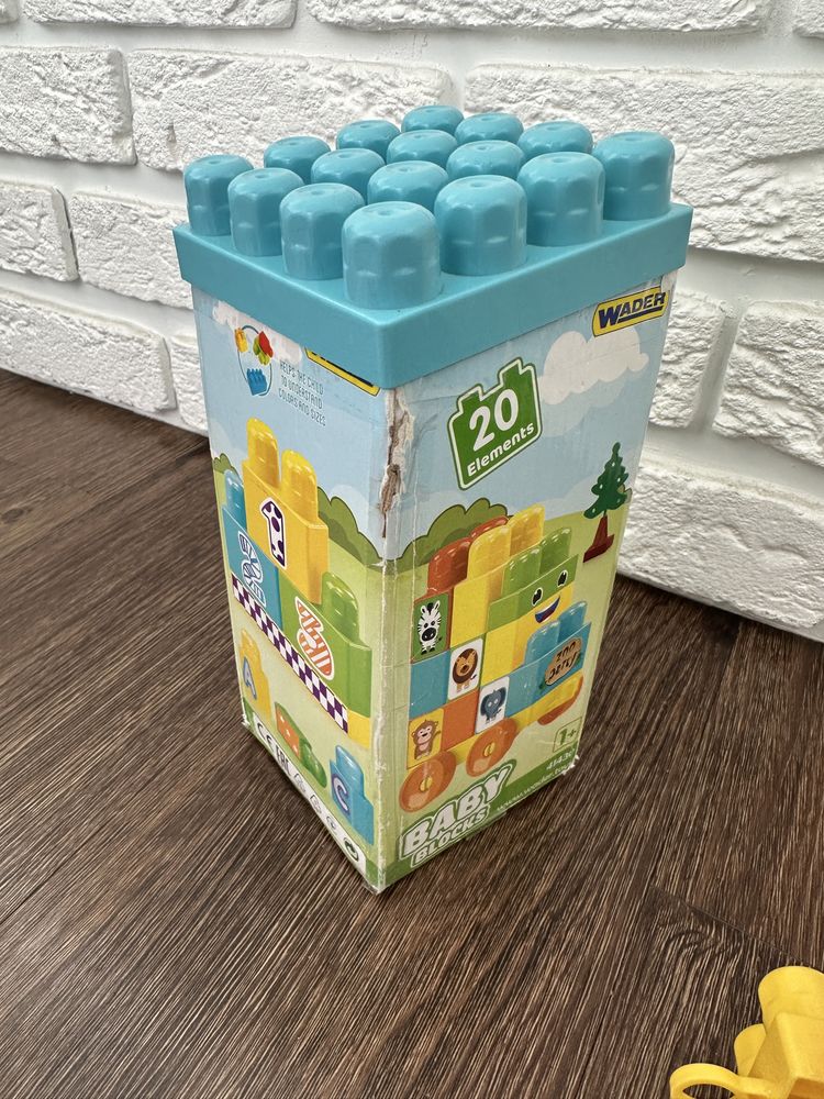 Конструктор, кубики Wader baby blocks