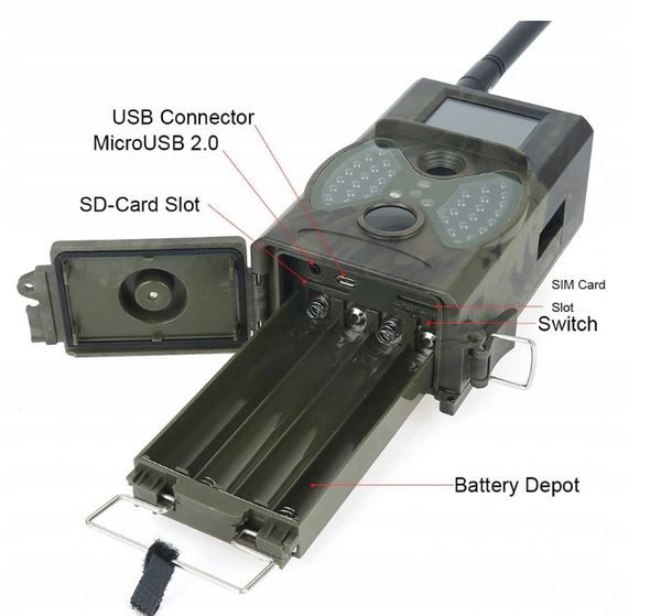 Kamera Lesna Fotopulapka MMS HC-300M + Solar panel