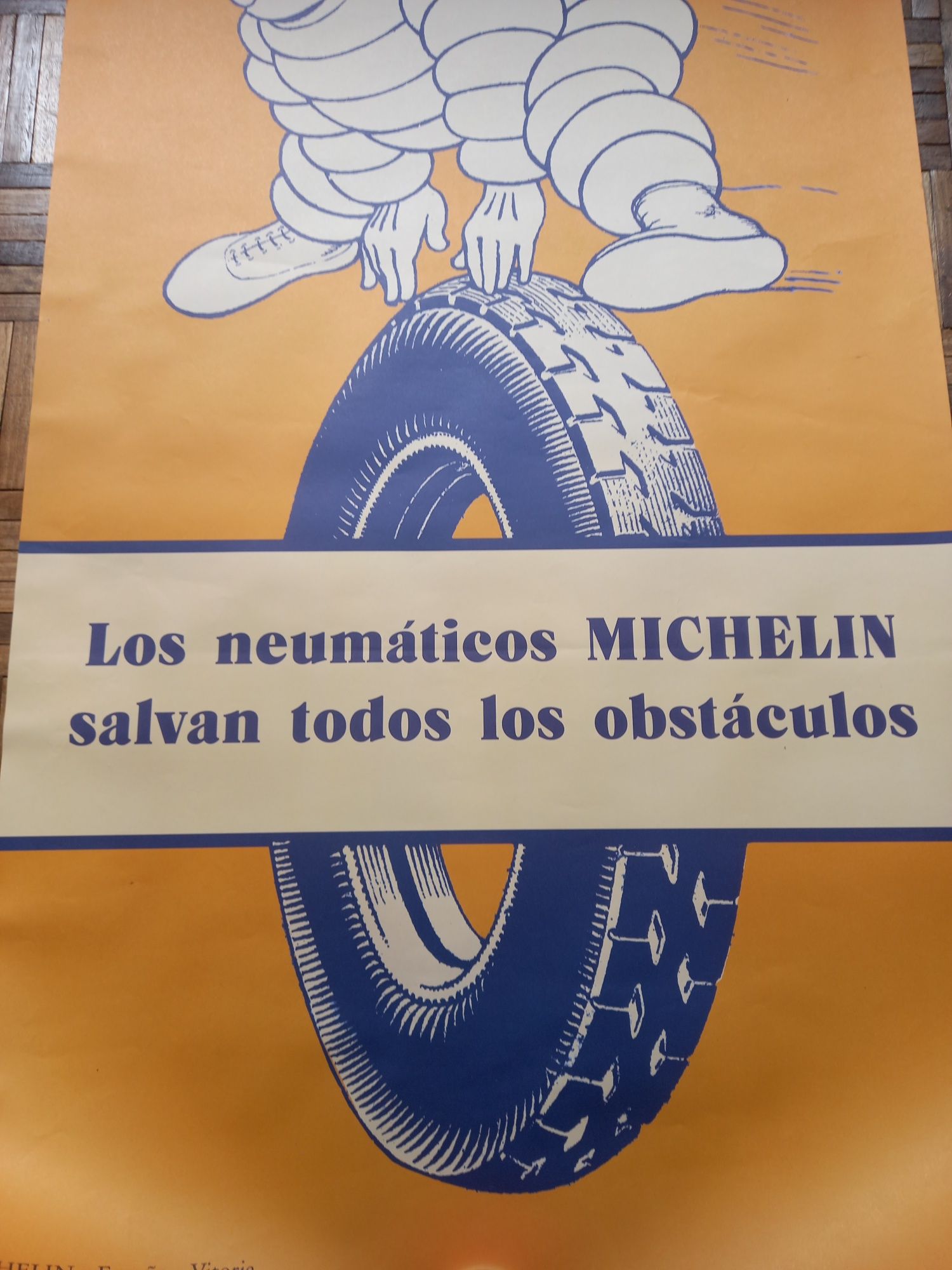 Poster / cartaz dos pneus Michelin