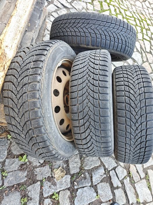 Opony zimowe 185/60/15 z felgami