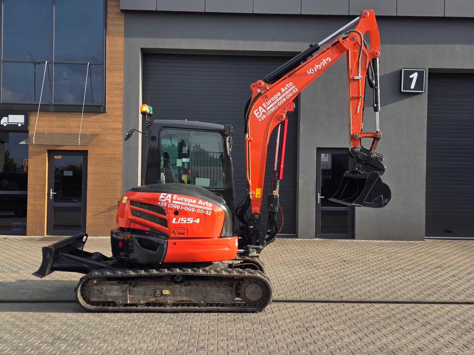 Kubota U55-4 | 2017p |Міні-екскаватор