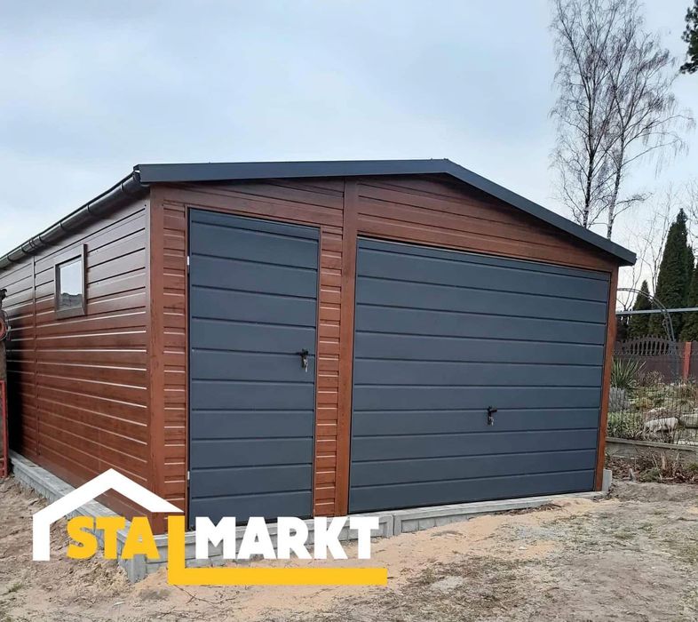 Premium Garaż Blaszany 4 x 6m przywóz i montaż Gratis