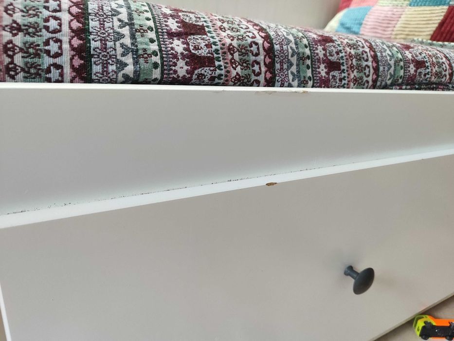 Łóżko rozkładane Ikea hemnes z materacami