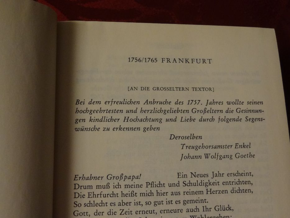 GŒTHE, J. W. – Obra Completa ∟ 8 Volumes l 1967