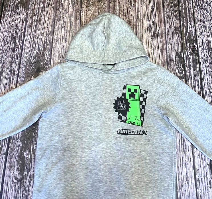 Кофта Minecraft для мальчика 11-12 лет, 146-152 см