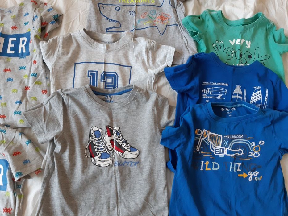Zestaw koszulek i bluzek 98