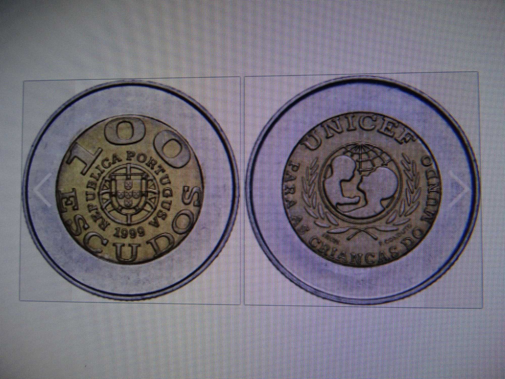 Moedas Comemorativas Descobrimentos Brasil Unicef Tordesilhas D.JoãoII