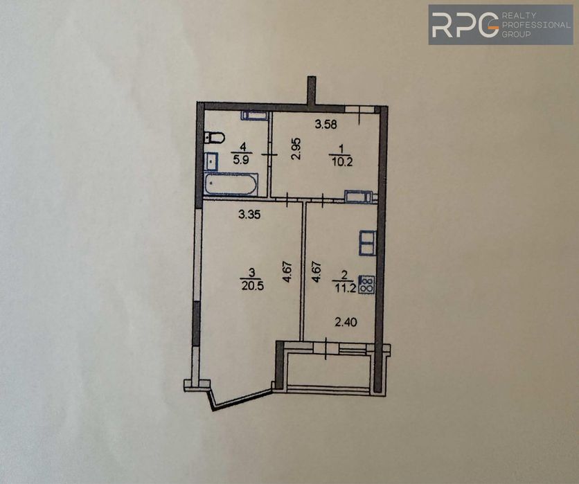 Продам видову 1к квартиру 52м2, ЖК «Позняки 4-А», вул. Драгоманова 2б