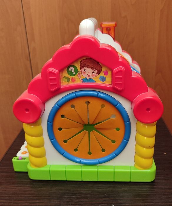 Дитячий розвиваючий, музичний будиночок сортер.