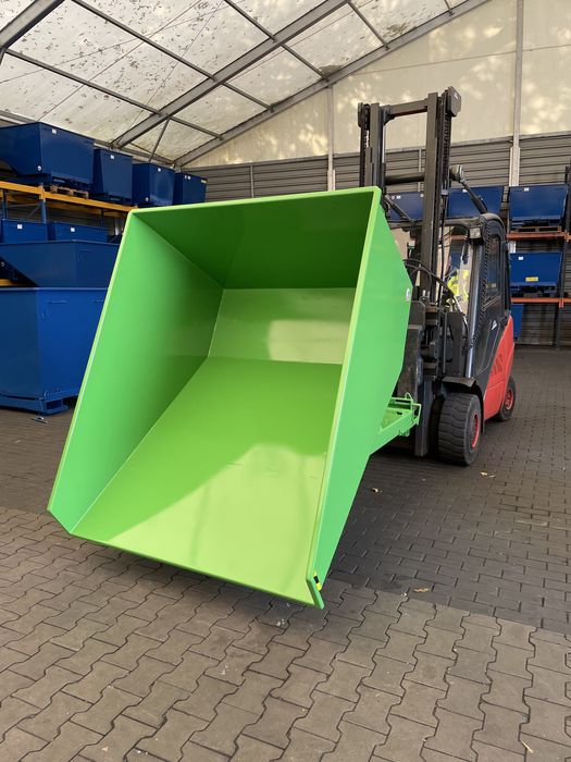 Wywrotka uchylna / Pojemnik do widlaka / Kontener na trociny - 1500L
