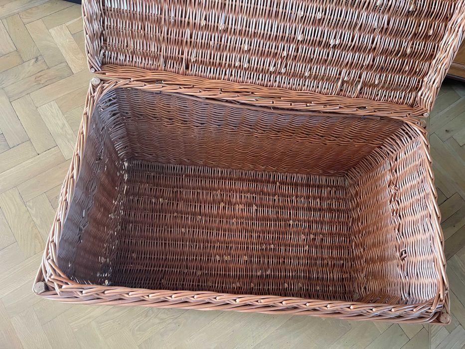 Kufer kosz wiklinowy duży stan idealny Poznań