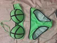 Bikini* stroj kapielowy* neonowy seledyn* male 85B* S