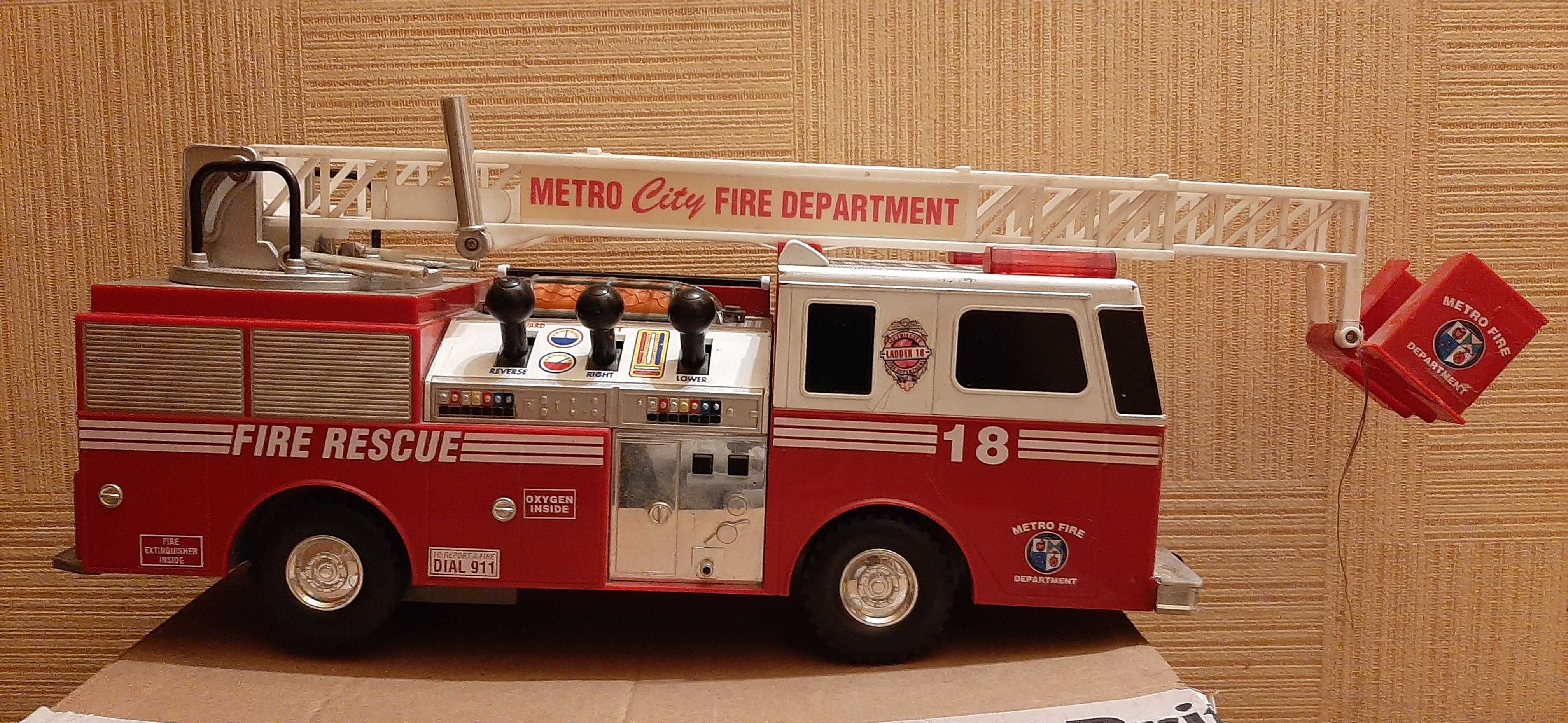 Игрушка пожарная машина Metro city