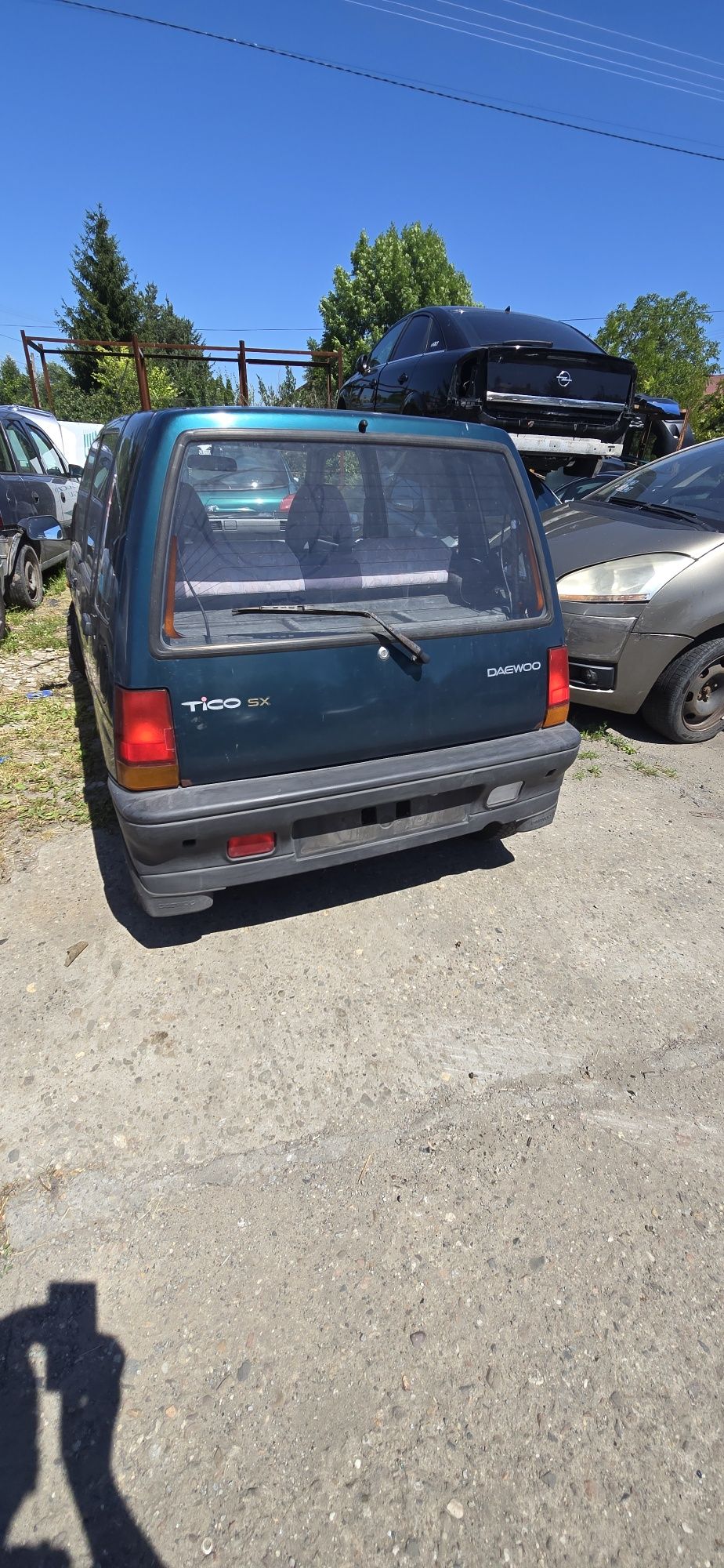 Zderzak lampa maska klapa silnik0,8  Daewoo Tico części