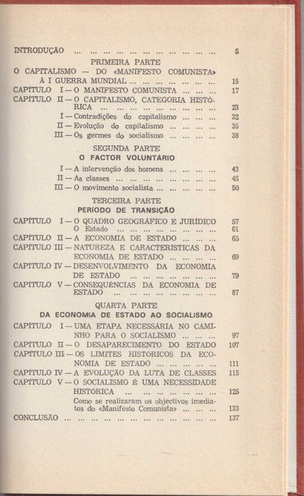 O Socialismo - do Manifesto Comunista ao Novo Estado Industrial