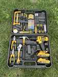 Шурупокрут ударний DeWALT DCD791 (24V, 6AH) з набором інструментів