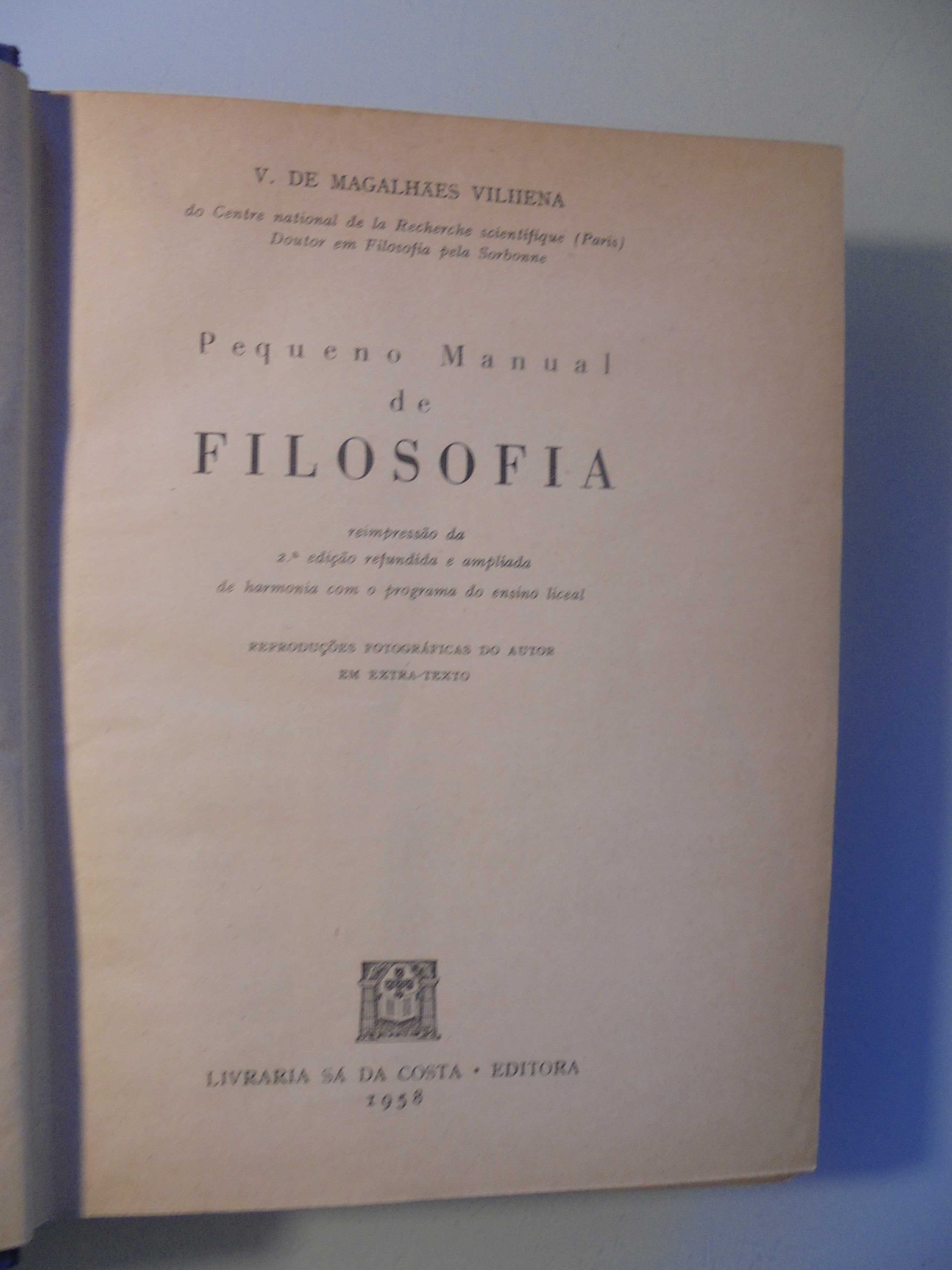 Vilhena (V.de Magalhães);Pequeno Manual de Filosofia