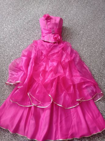 Сукня випускна рожева