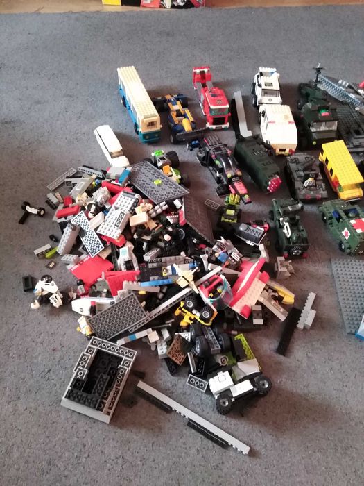 Klocki typu Lego mix około 9 kg