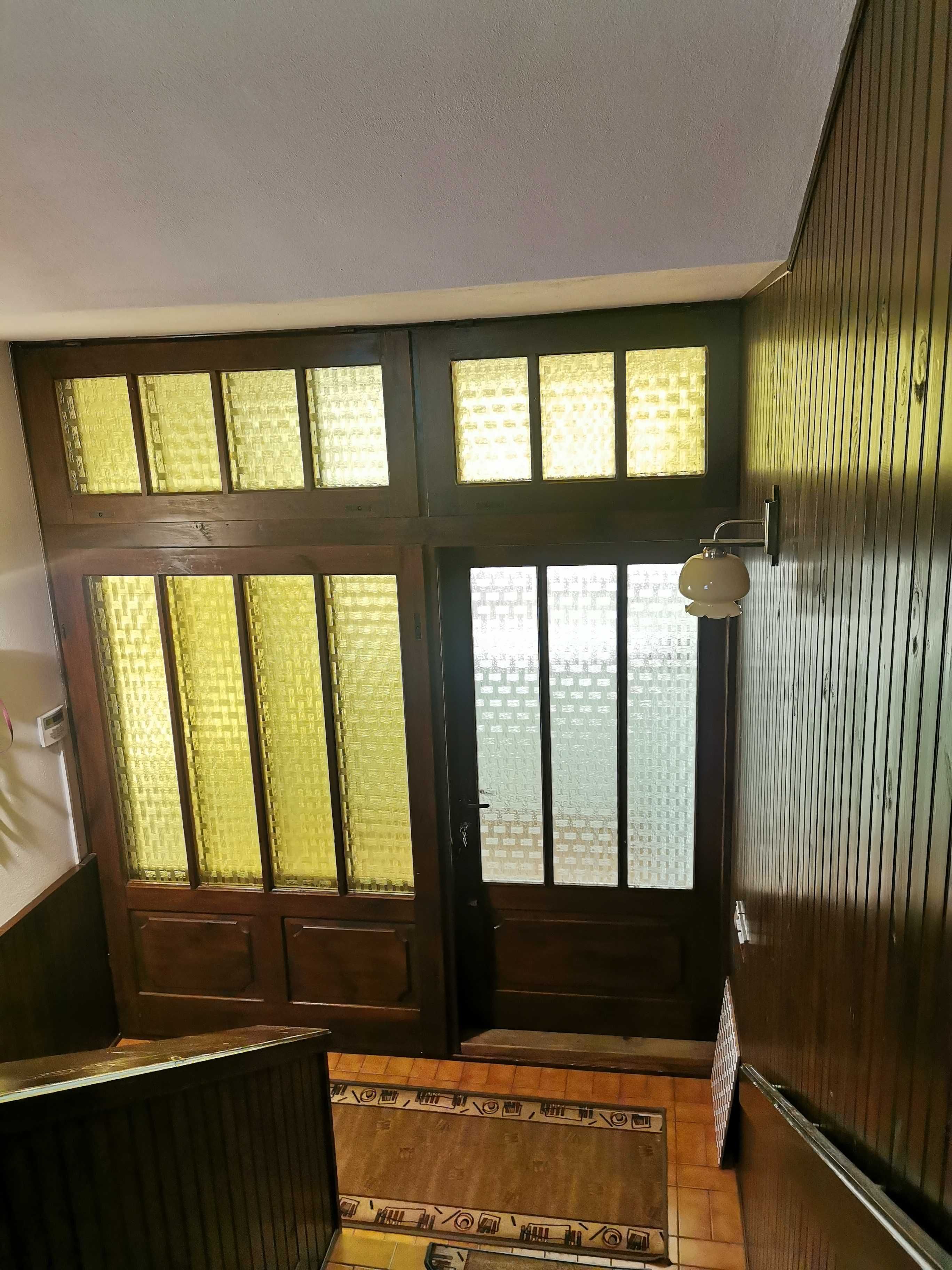 Drzwi okno drewniane skrzynkowe 278cm x 251cm zabudowa