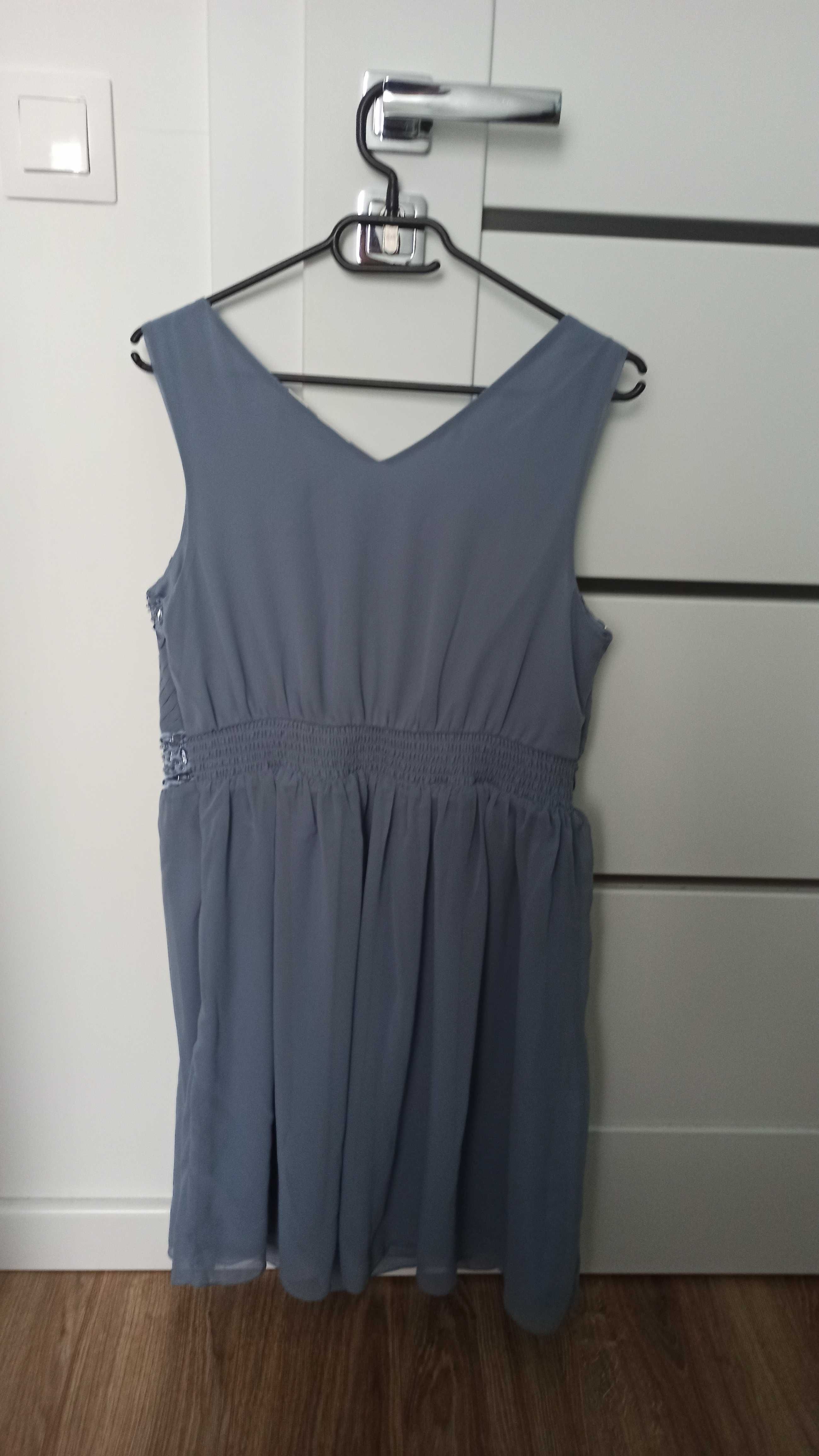 Sukienka szara r. 40 Bodyflirt elegancka wesele