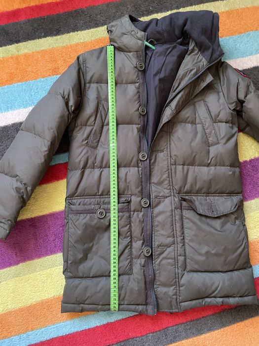 Пуховик -парка на мальчика. Benetton.