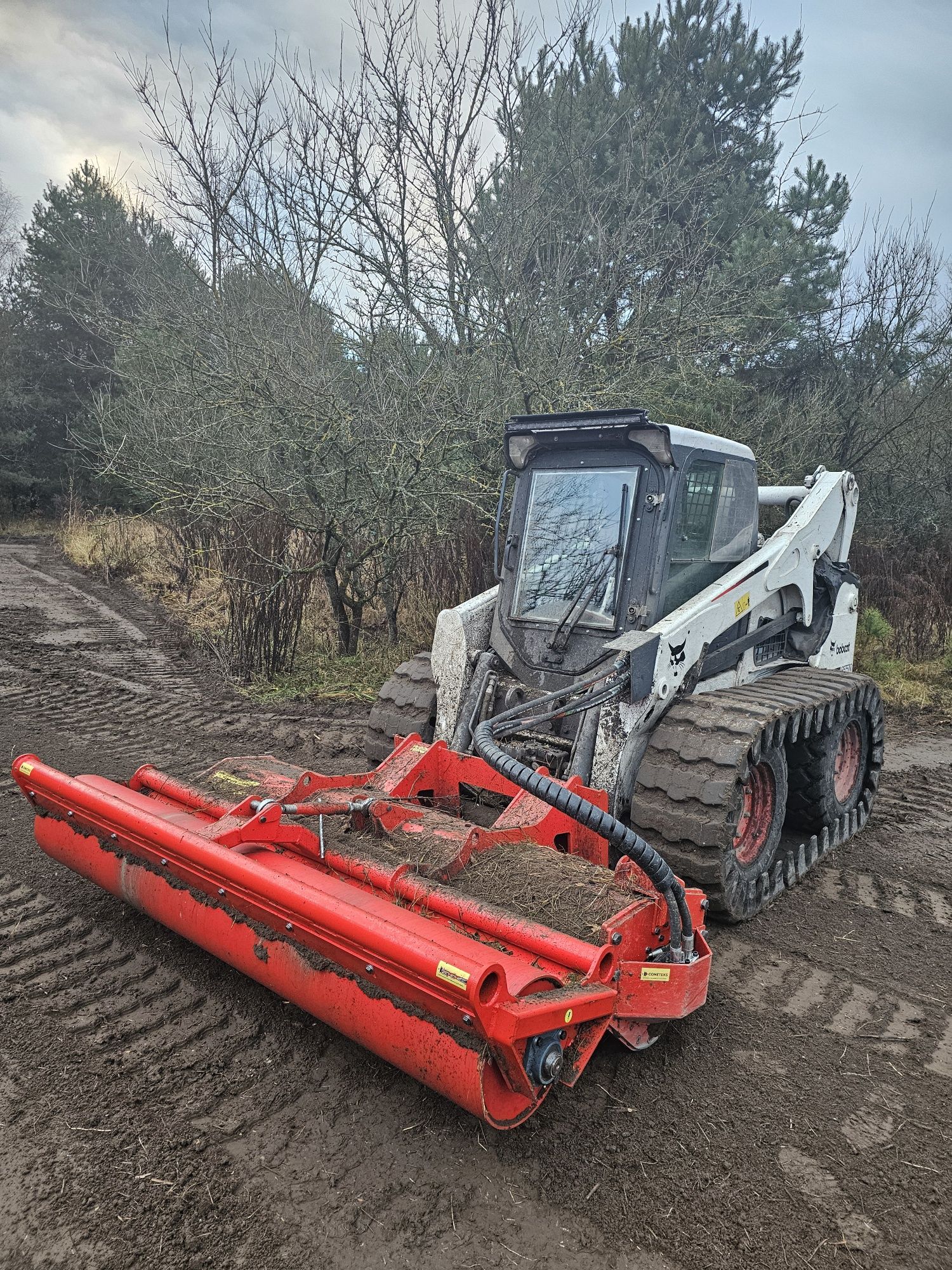 Mulczer leśny Bobcat, mulczowanie, karczowanie, mulczer wgłębny.