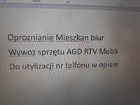 Oproznianie mieszkan BIUR wywoz AGD RTV Mebli utylizacjia Bytom