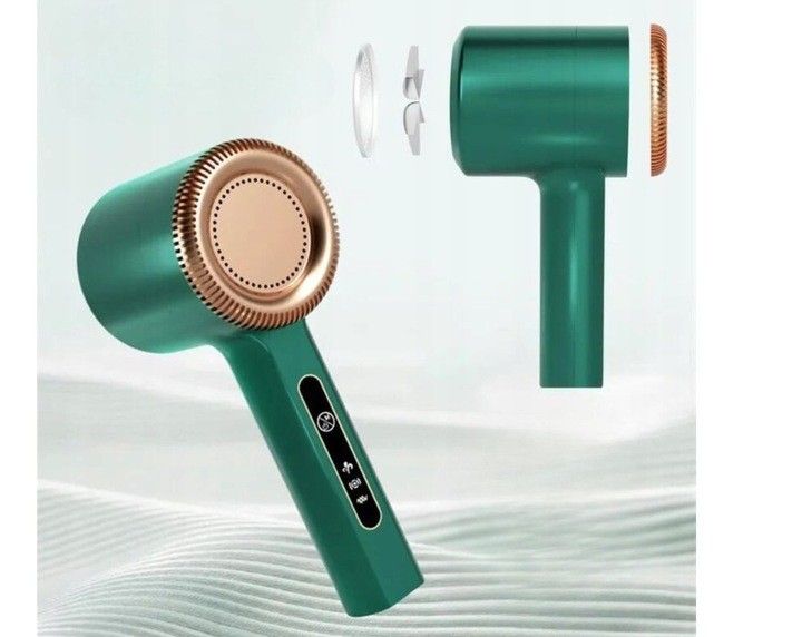 Golarka do ubrań akumulatorowa z wyświetlaczem LCD