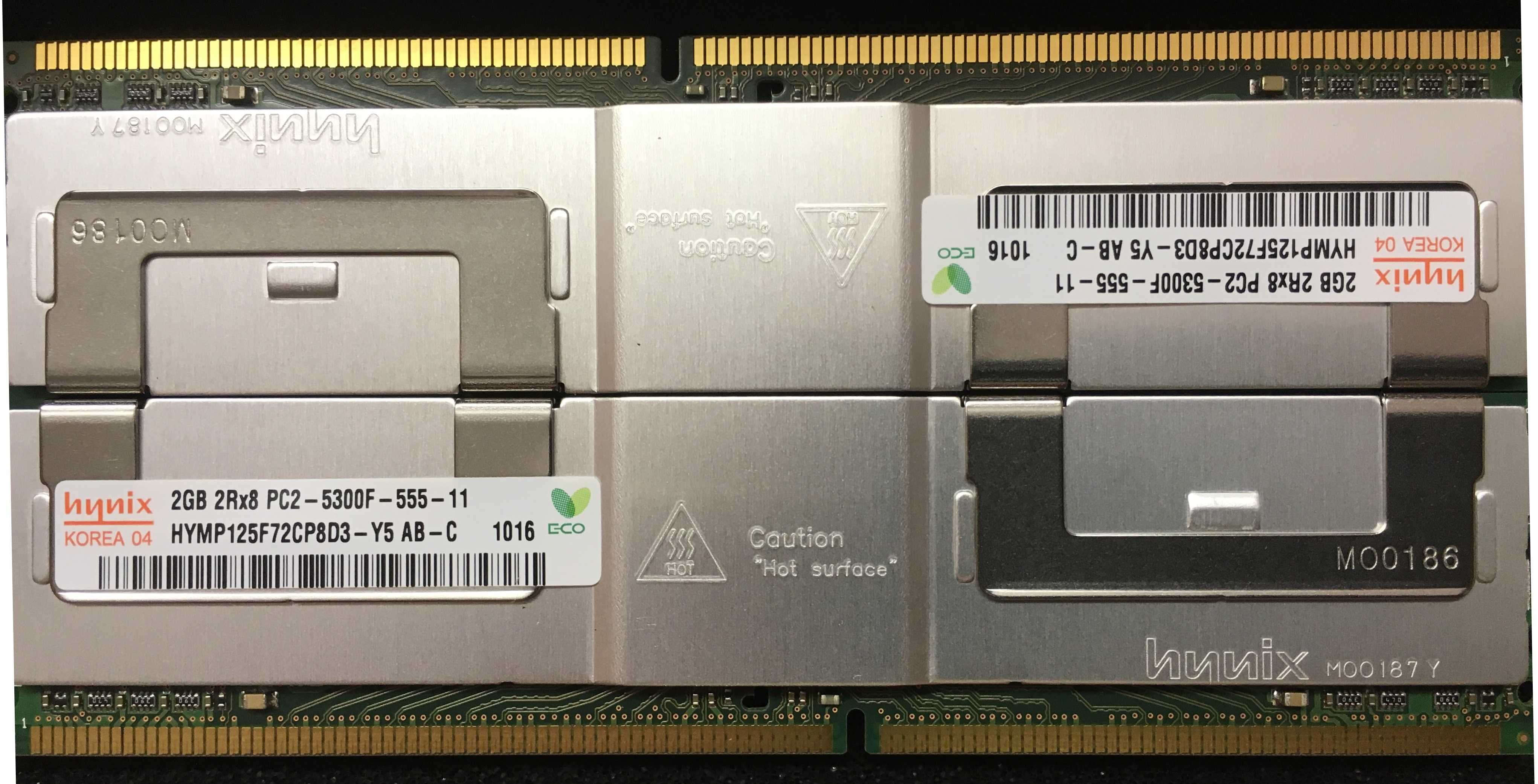Pamięć Hynix 2x2GB PC2-5300F DDR2 - dwa komplety