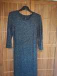 Vestido malha cinza