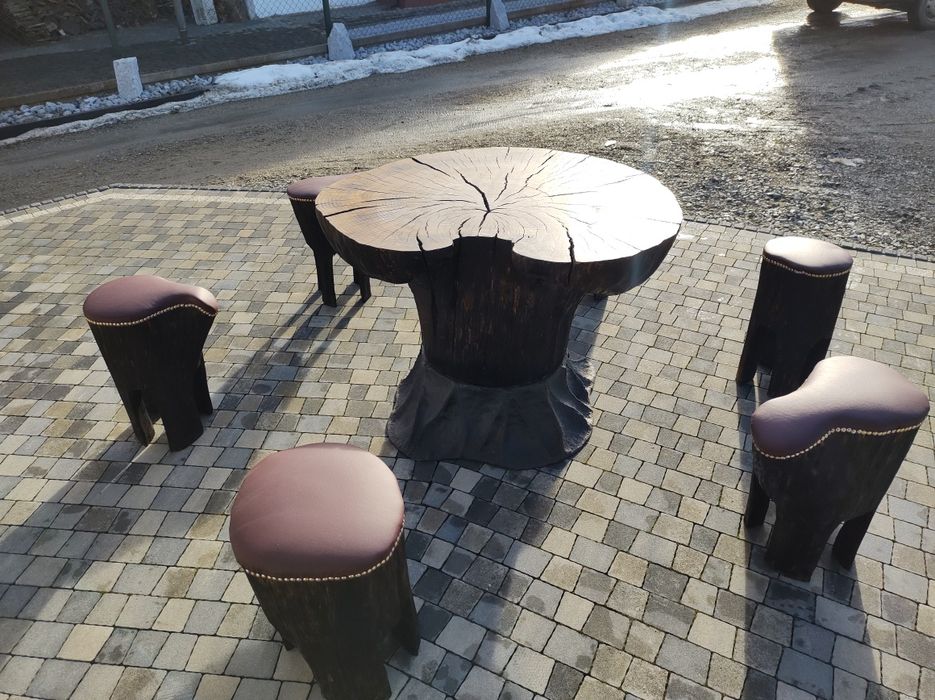 Stół unikat narośl czeczota
