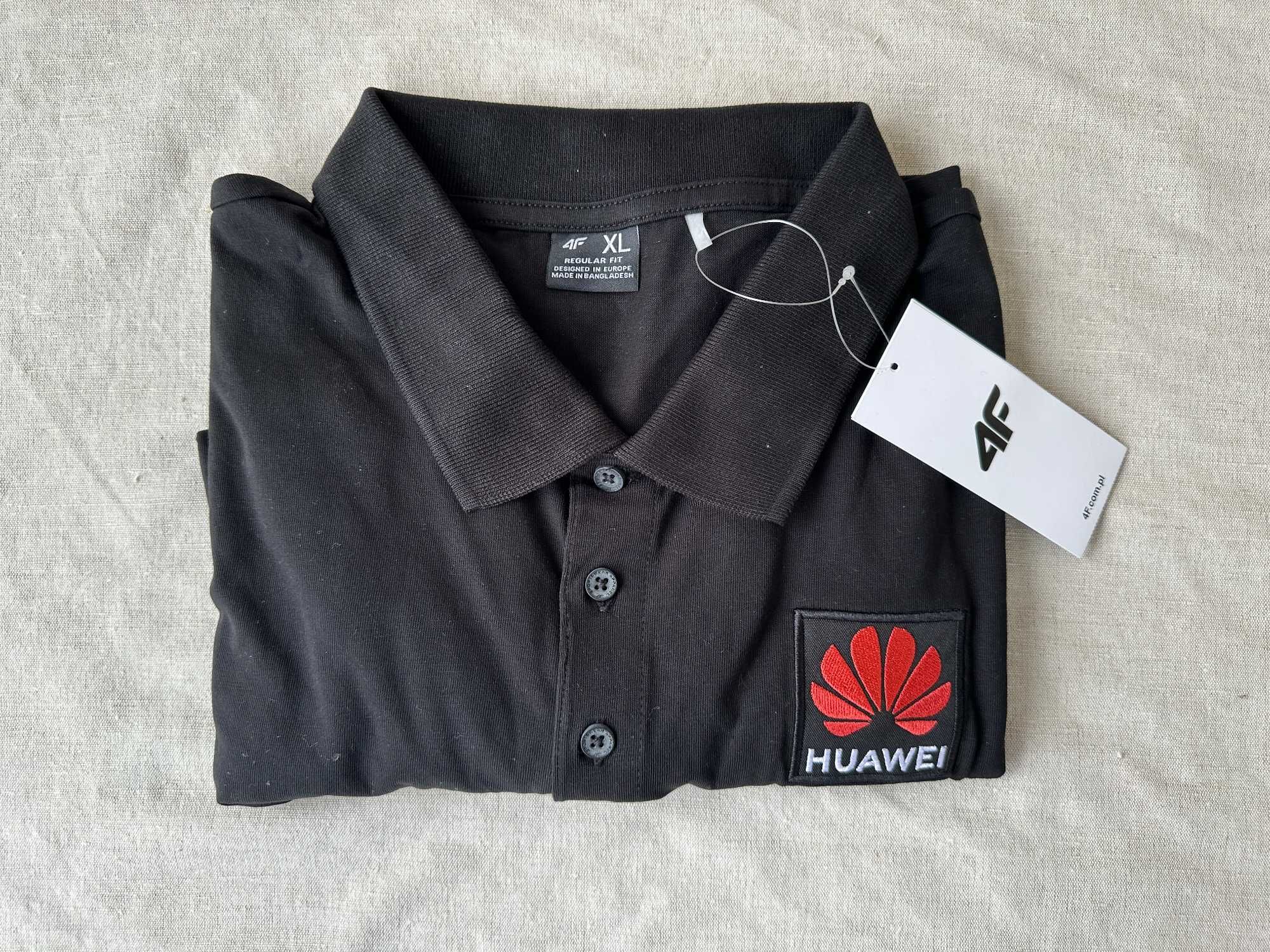Koszulka męska polo 4F czarna XL Huawei