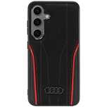 Etui Audi Genuine Leather z MagSafe na Samsung Galaxy S24 - czarno-cze