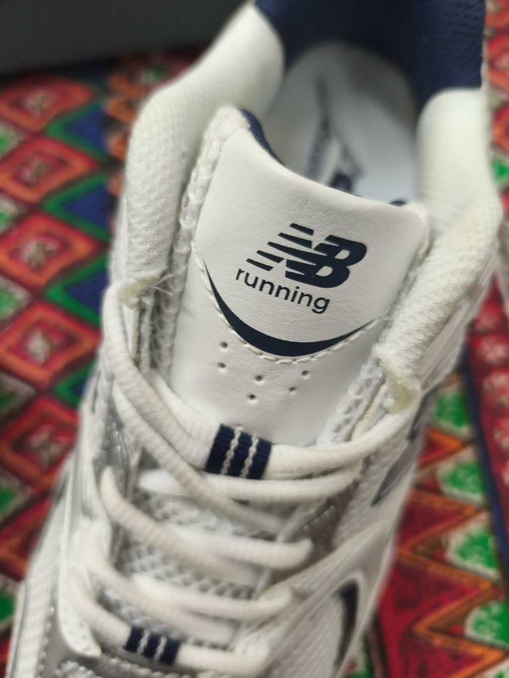 New Balance 530, damskie białe i szare trampki, rozmiar 38