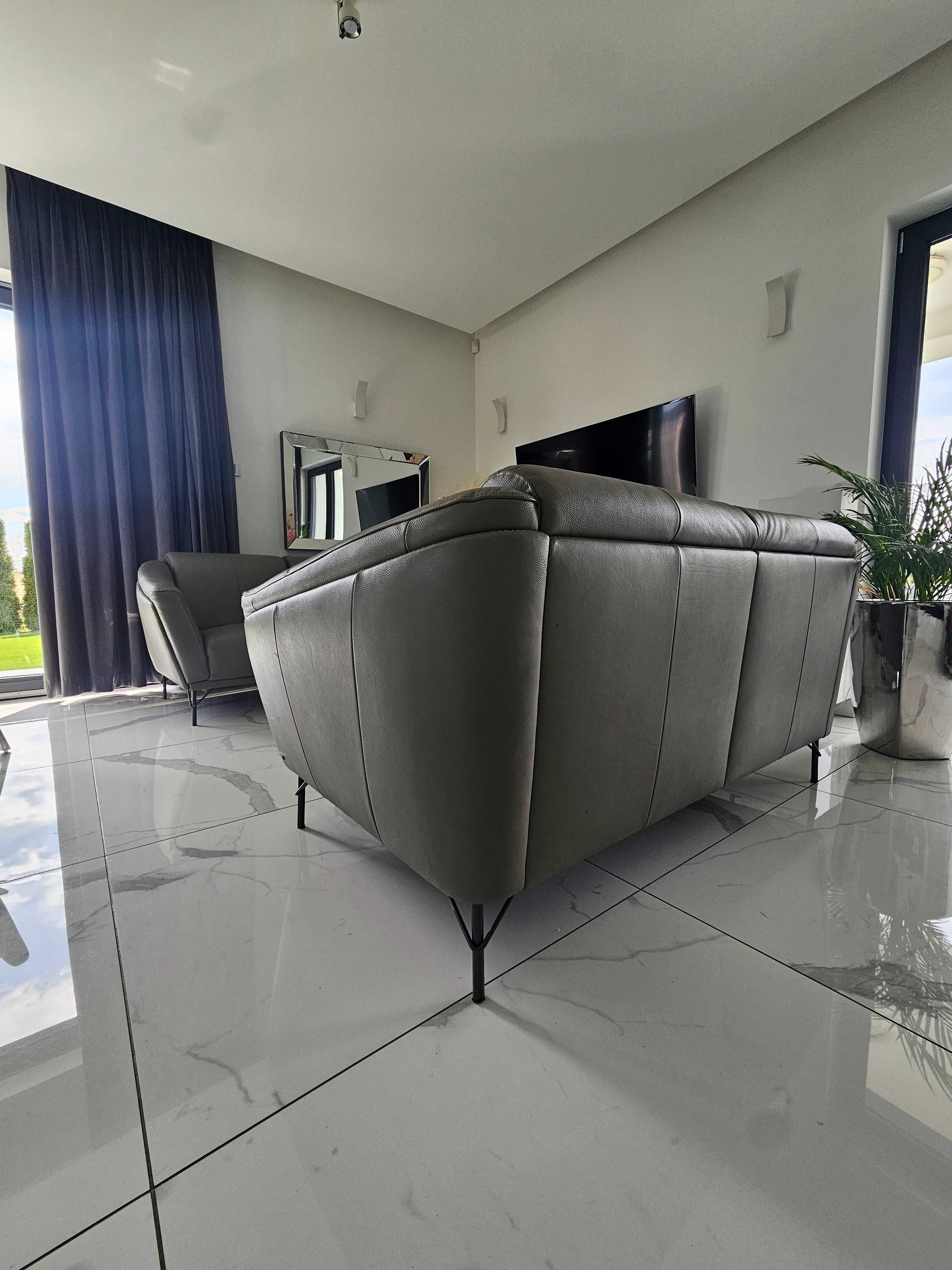 Kler sofa W184 szary zestaw