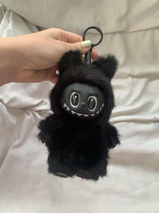 Maskotka breloczek czarny labubu dla dzieci
