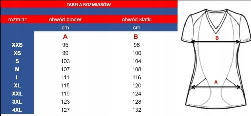 Komplet medyczny szary z różowym lampasem, rozmiar 4XL
