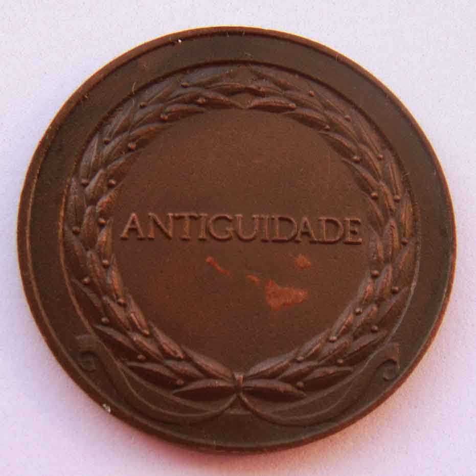 Medalha de Cobre Claras Transportes Rodoviários 1866 Antiguidade