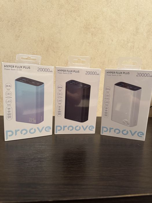 Павербанк proove HYPER FLUX PLUS 20000mAh 22,5w
