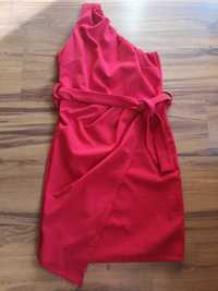 Sukienka czerwona S elegancka wygodna