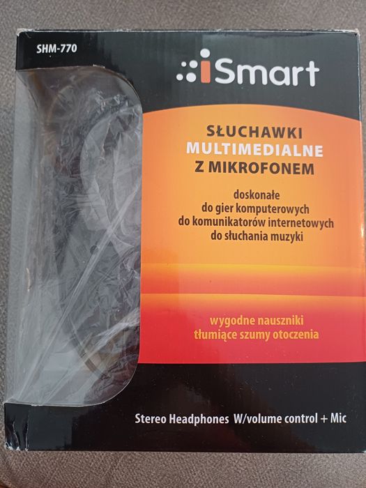 Słuchawki multimedialne z mikrofonem iSmart SHM-770