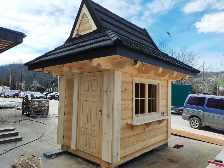 Domek drewniany , Dom szkieletowy całoroczny 25cm ściana