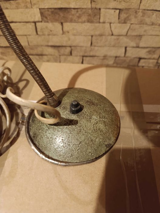 lampka biurkowa PRL - lata 60-te