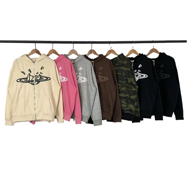 Зіп-худі Broken planet Black orbit, броукен планет кофтна на замку y2k