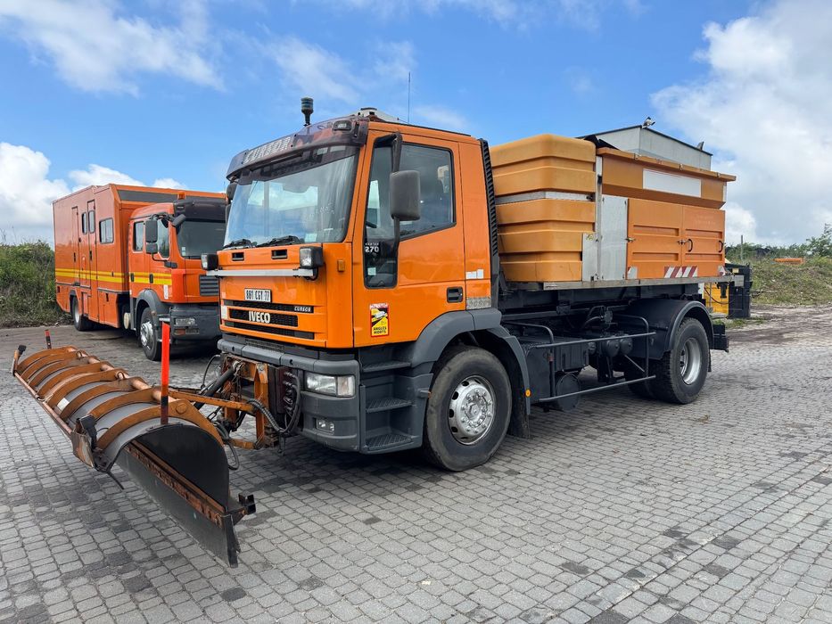 Iveco Eurotech 190E27 Hakowiec Solarka Piaskarka Pług Specjalny Tylko 94 tys km