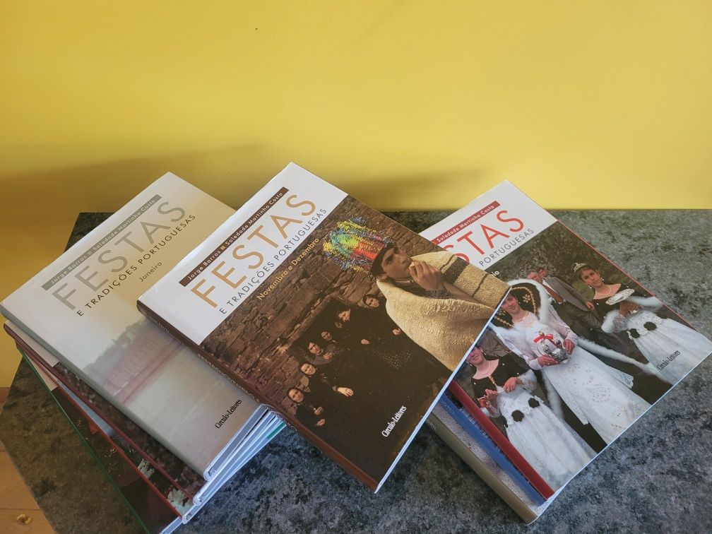Coleção composta por oito  livros sobre "Festas e Romarias"
